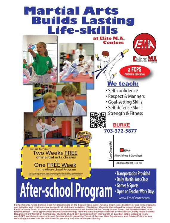 elite martial arts flier