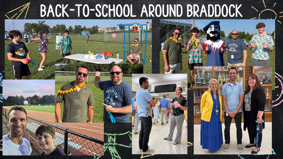 Photo collage of Tom Dannan at different events around the Braddock District