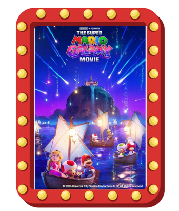 mario galaxy movie poster