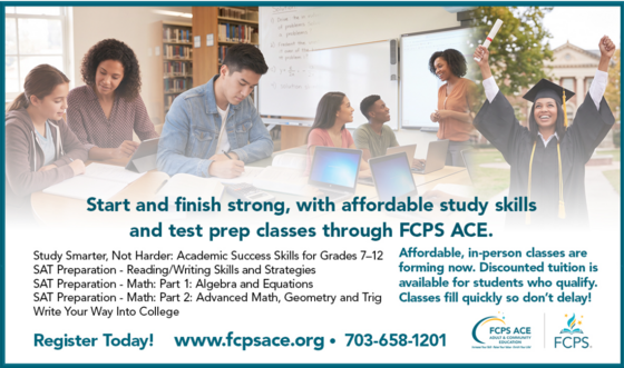 Adult Study Skills class information through ACE