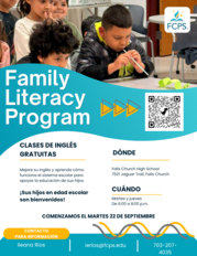 Family Literacy Program Flyer