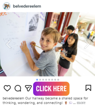 Click here for an Instagram Post of student working on chalk talk about Ancient Egypt