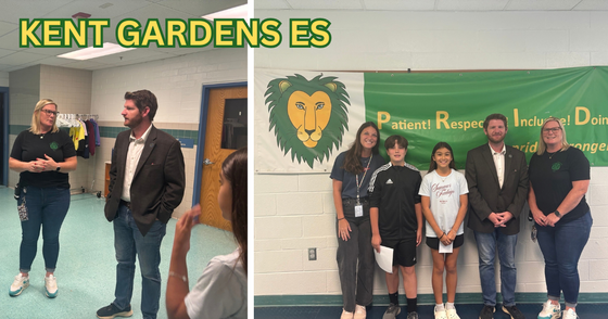 Kyle at Kent Gardens ES