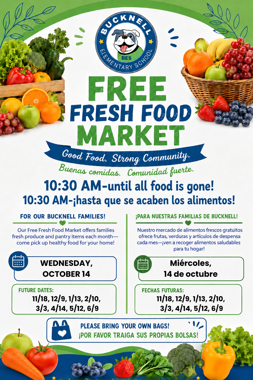 Fresh Food Market Flyer