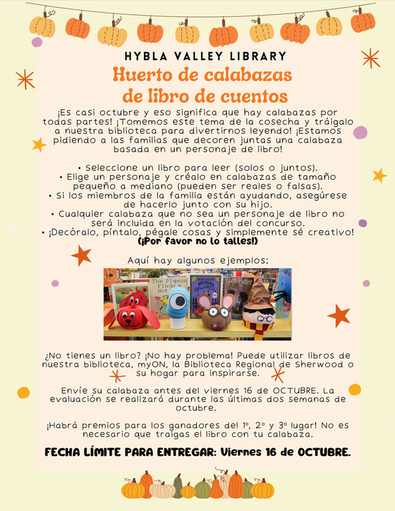 Storybook Pumpkin Patch Spanish
