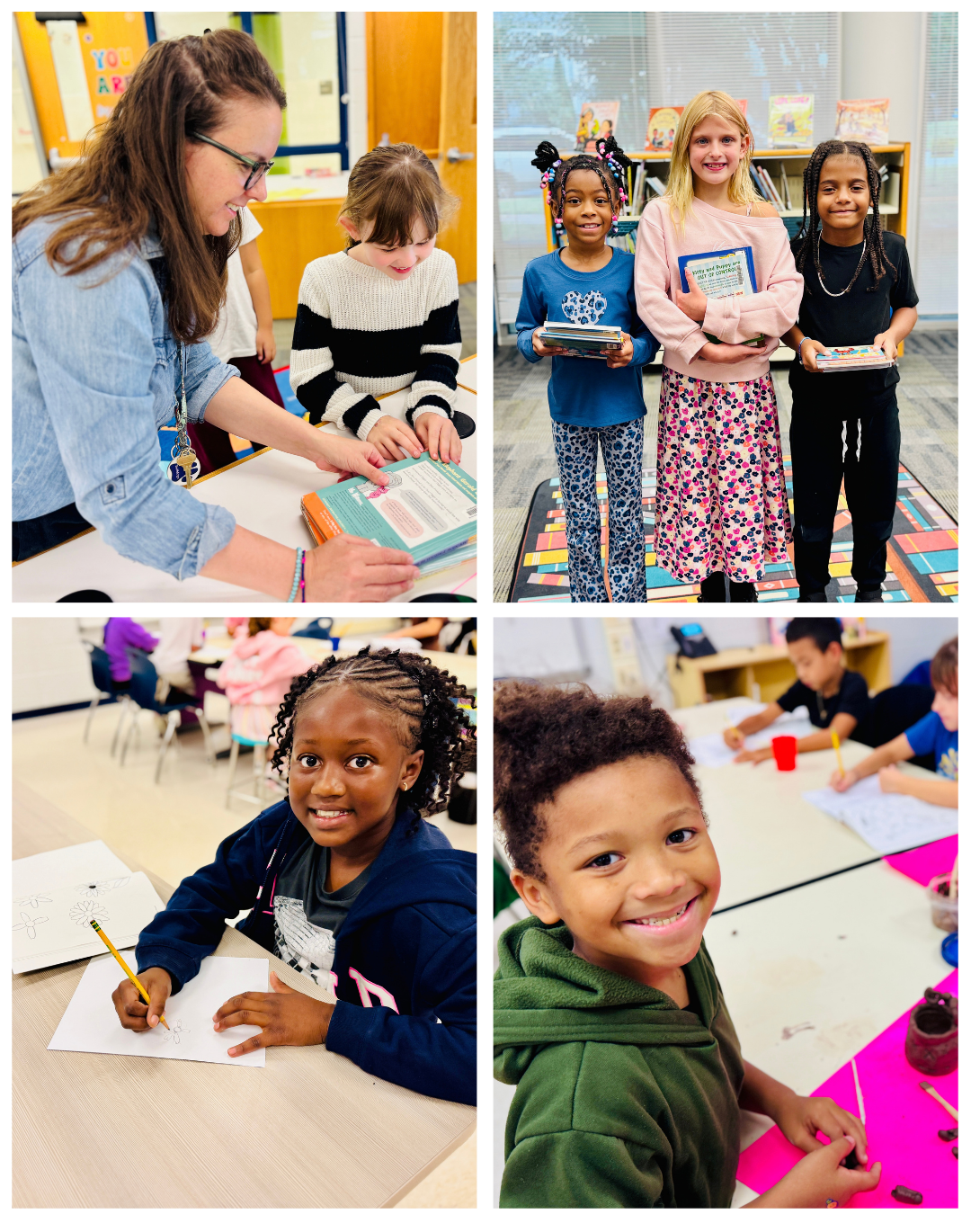 3rd Graders in Specials (Library and Art)