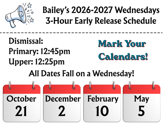 3 Hr Early Release Graphic