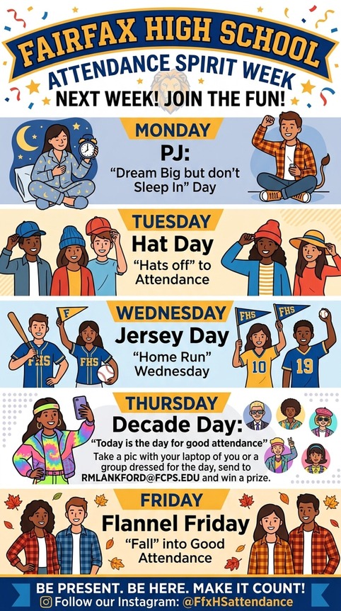 school spirit week schedule