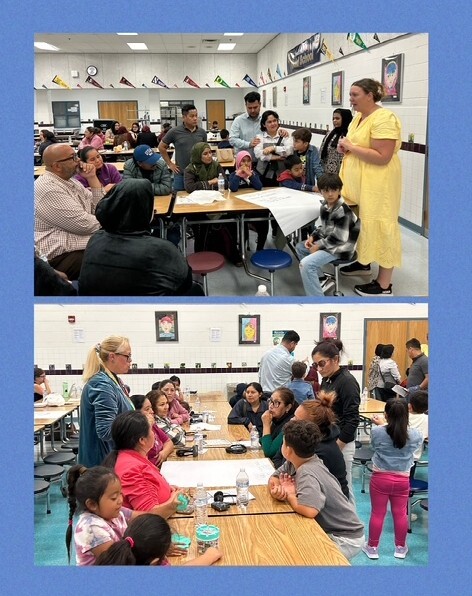 Families meeting during our engagement Night