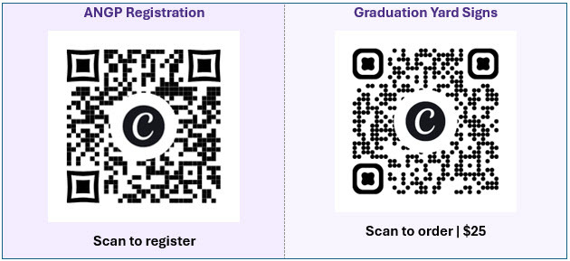 ANGP Registration and Graduation Yard Signs