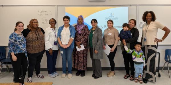 Parents and Staff Meeting Together in the Parent Room