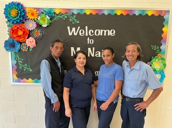 group of 4 custodians