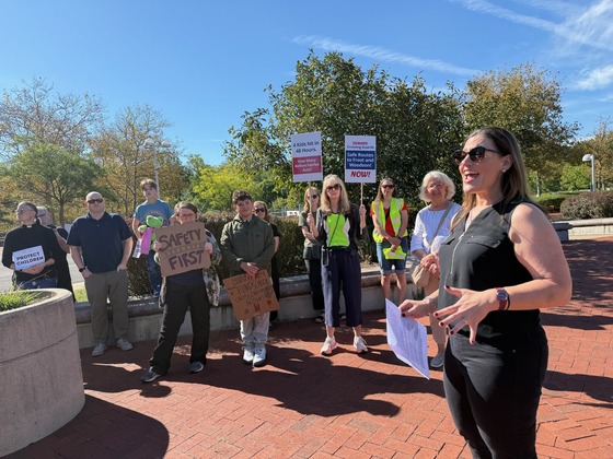 Melanie at Public Rally