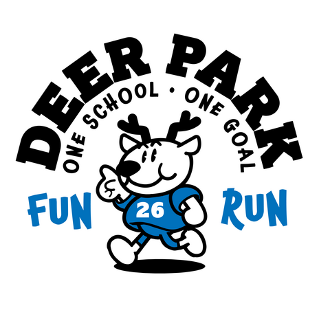 Deer Park Fun Run with deer in tshirt