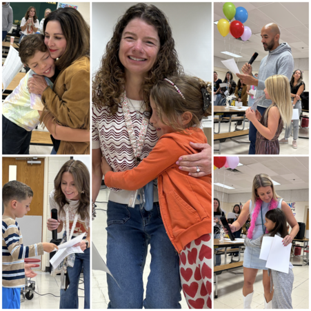 Collage of students being honored at our Student of the Month ceremony.