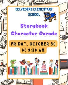 Storybook Character Parade Flier