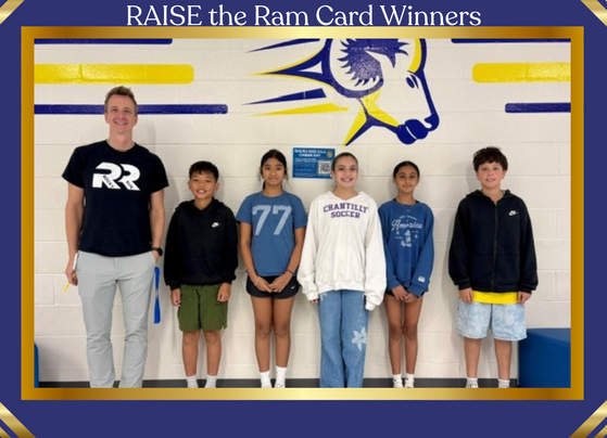 Raise the Ram card winners for October 2