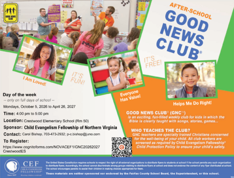 Good News Club Flyer
