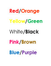 color week days