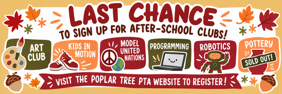 Last Chance for After School Clubs