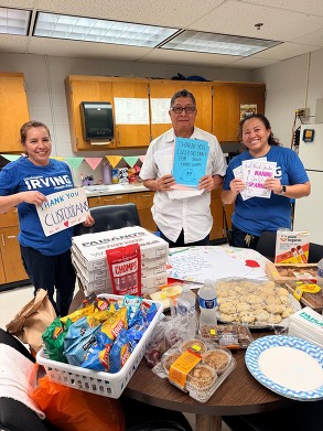 Irving custodians celebrated