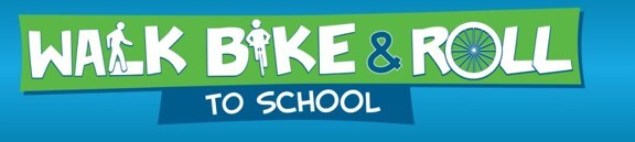 Walk Bike & Roll to School Day artwork banner