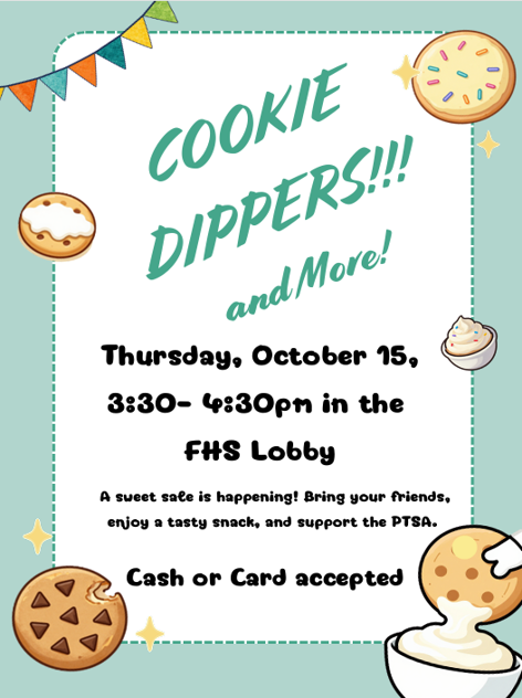 Cookie fundraising flyer 