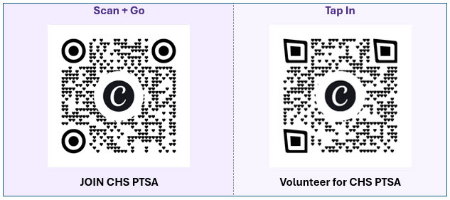 Join the PTSA and Volunteer for PTSA QR Codes