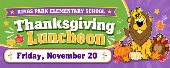 Kindergarten Thanksgiving Luncheon - Friday, November 20