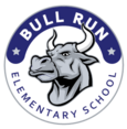 School logo for Bull Run Elementary includes a steer