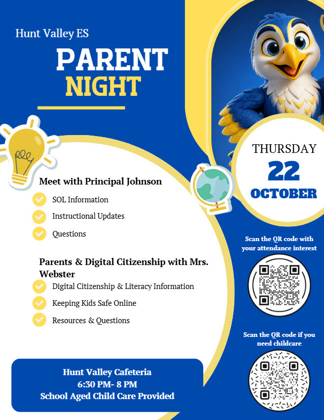 parent night flyer