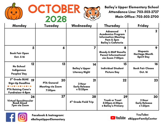 Updated Calendar