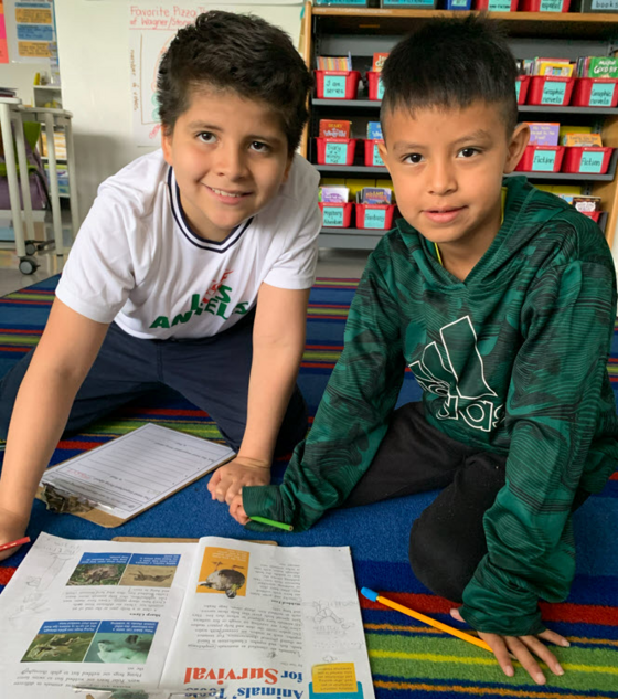 3rd Graders with Benchmark