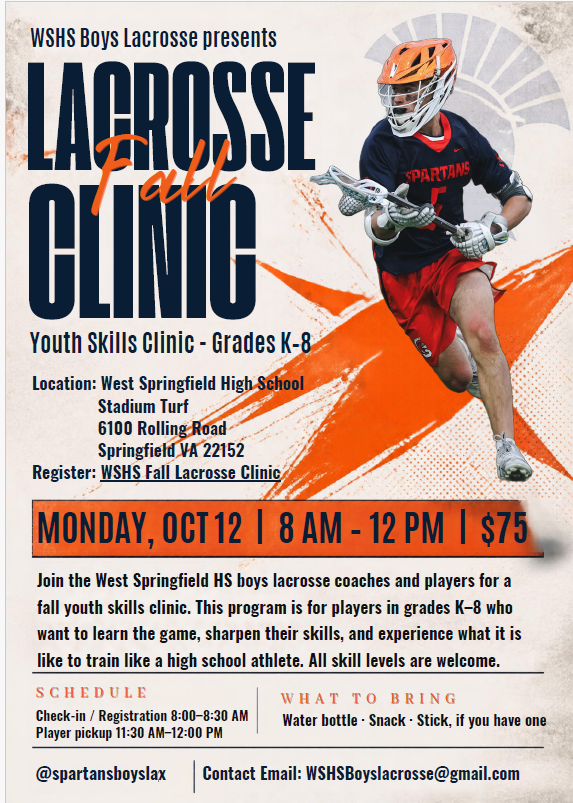 Lacrosse Clinic for Youth at WSHS