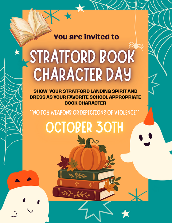 Book Character Day SLES October 30th