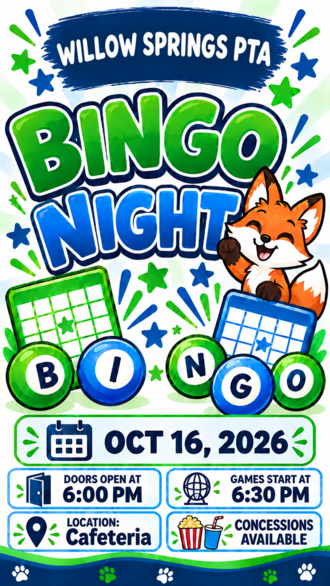 image of bingo night flier