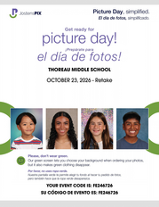 Picture Day Make-Ups & Retakes – Friday, October 23