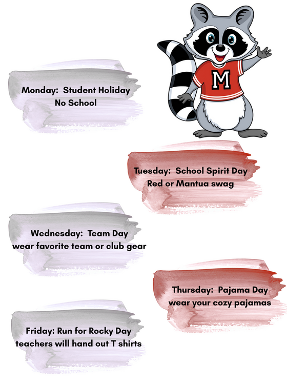 Mantua Spirit Week