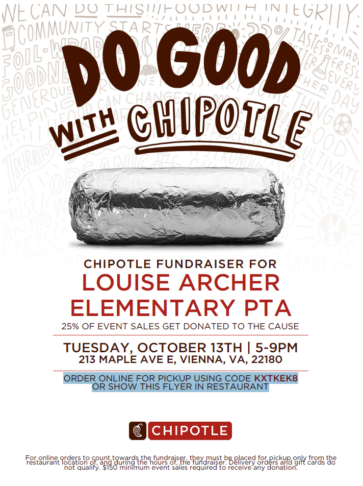 Chipotle Dining for Dollars Flyer