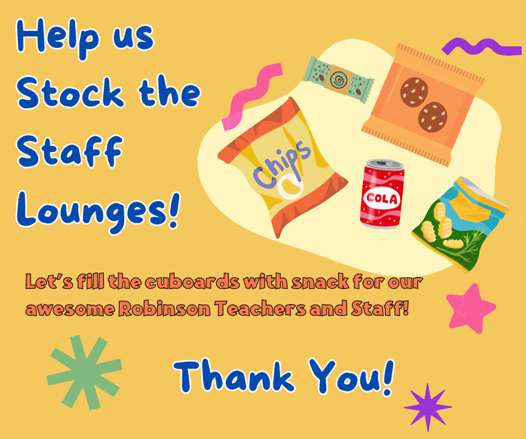 Stock the teacher workrooms