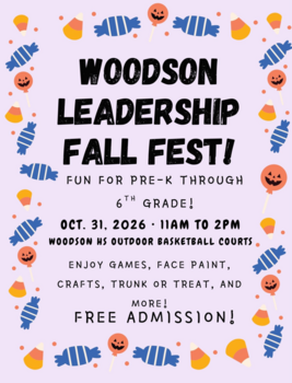 woodson leadership fall fest second flyer