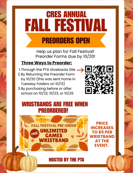Fall Festival Preorders