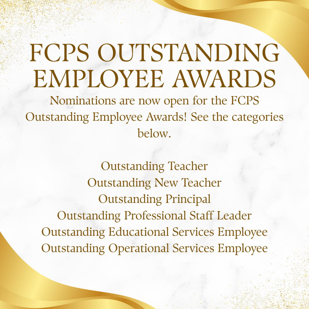 FCPS Outstanding Employee Awards Graphic