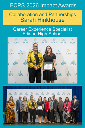 Collaboration and Partnerships Impact Award Winner Sarah Hinkhouse collage