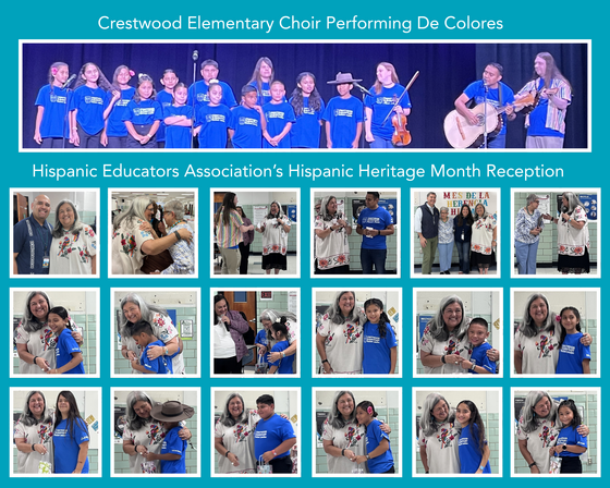 Crestwood Elementary Choir Performing De Colores Collage