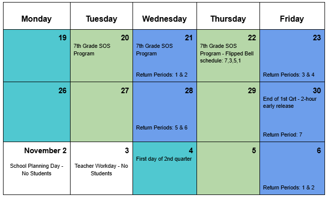 Kilmer Calendar