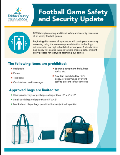 Updated football games procedures