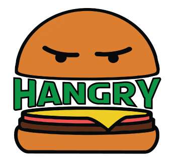 Hangry burger logo
