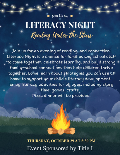 Literacy Night Flyer
