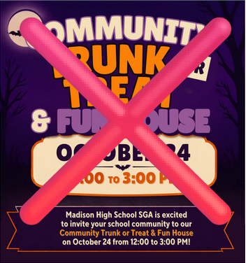 Madison High School Community Trunk or Treat & Fun House – CANCELLED